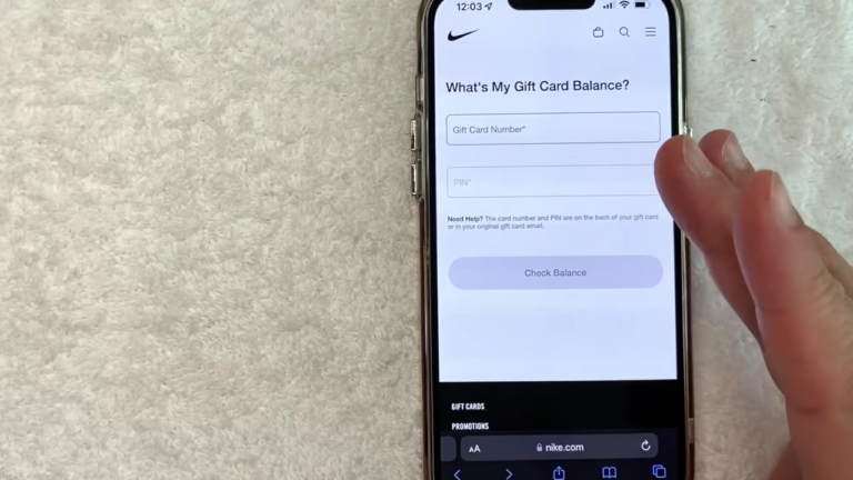 How To Check Nike Gift Card Balance